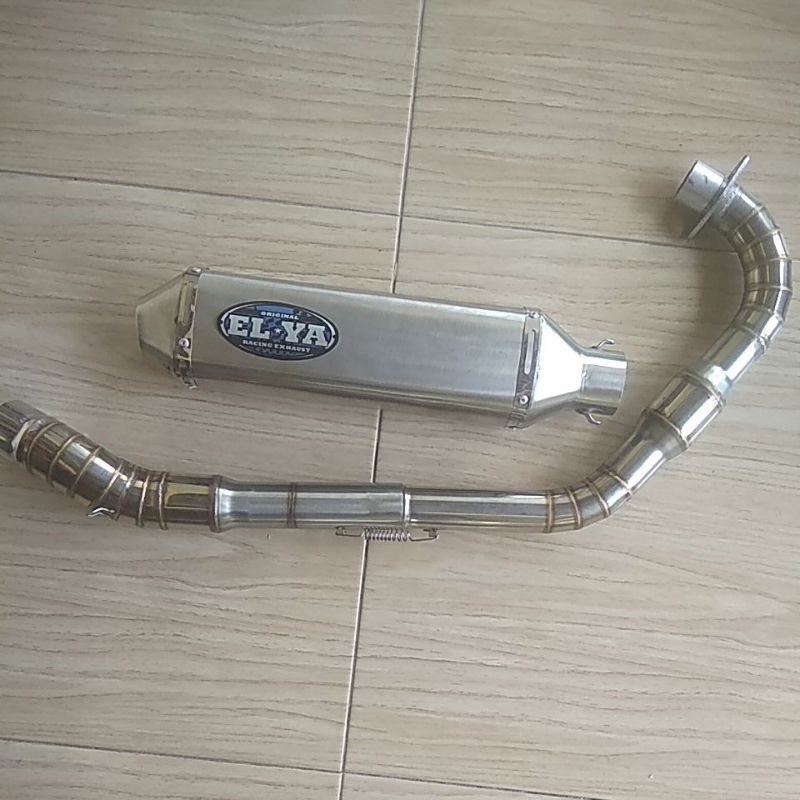 knalpot ELYA ORIGINAL model kapsul DOS leher boom pnp cb gl mp tiger revo