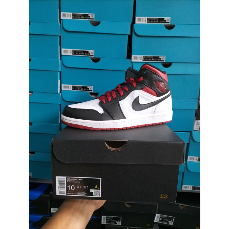 AIR JORDAN 1 MID GYM RED