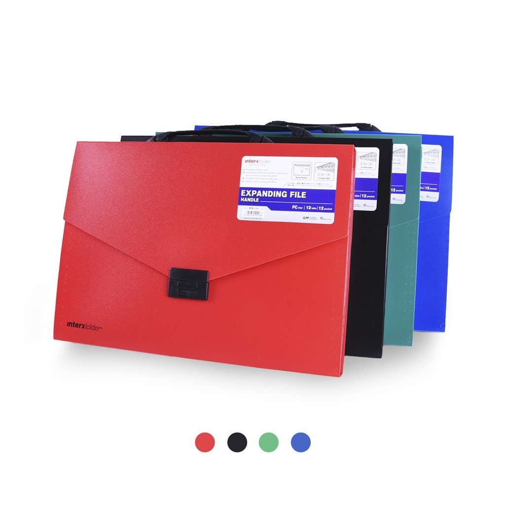 

MAP SEKAT / MAP HARMONIKA / EXPANDING FILE HANDLE / EXPANDING FILE FOLIO INTER-X EFX100F