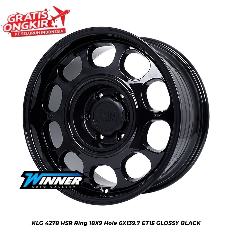 VELG KALENG PAJERO SPORT FORTUNER TRITON FORD RANGER R18 - VELG ORIGINAL HSR WHEEL RING 18