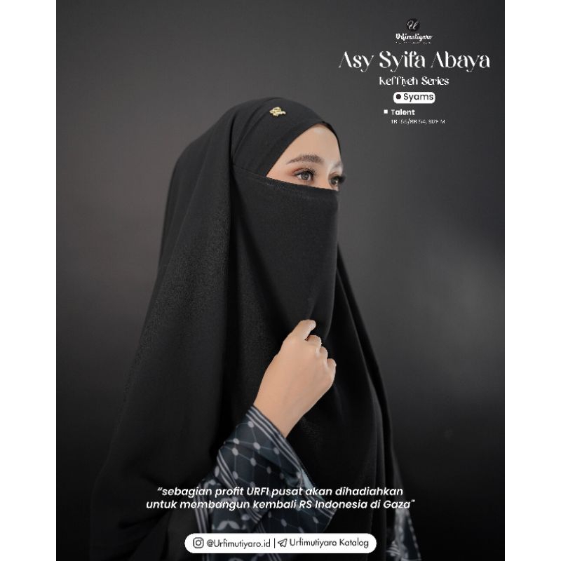 PASHMINA & FRENCH KHIMAR KEFFIYEH BY URFIMUTIYARO