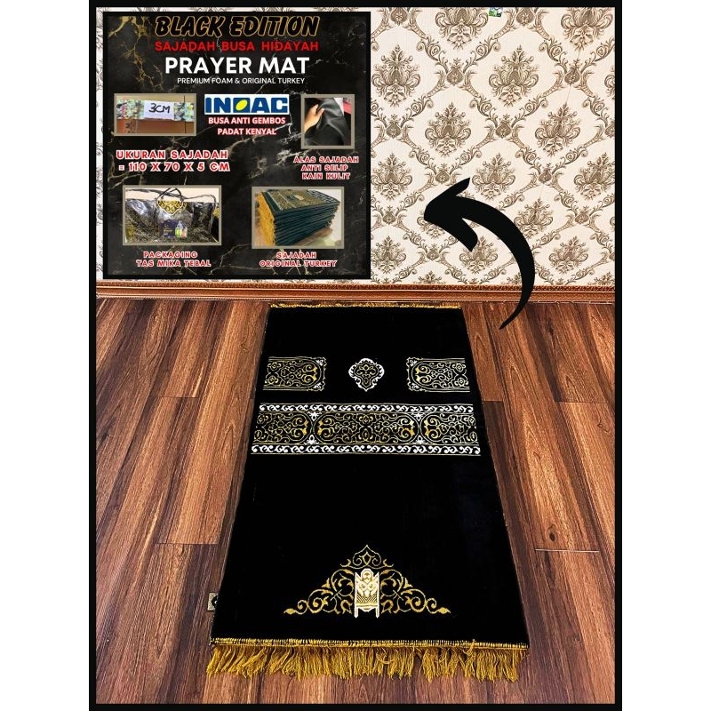 Sajadah Busa INOAC Rebonded Premium Turki Merk HIDAYAH