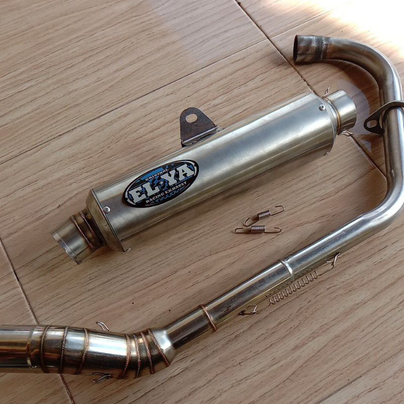 knalpot racing Elya original MODEL DOS kompetisi CB GL Megapro tiger