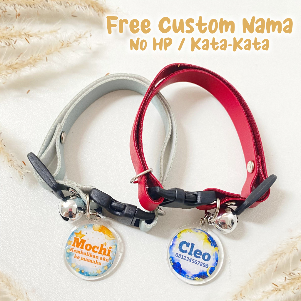 Kalung Kucing Custom - Kalung Kucing Nama