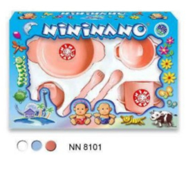 NININANO Feeding set LB 8101/ alat makan bayi / peralatan makan baby / Lusty Buny