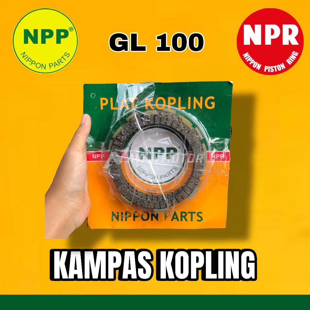 KAMPAS KOPLING GL100 NPP// PLAT KAMPAS KOPLING SET GL100/GL100 CDI/GL125 NPP