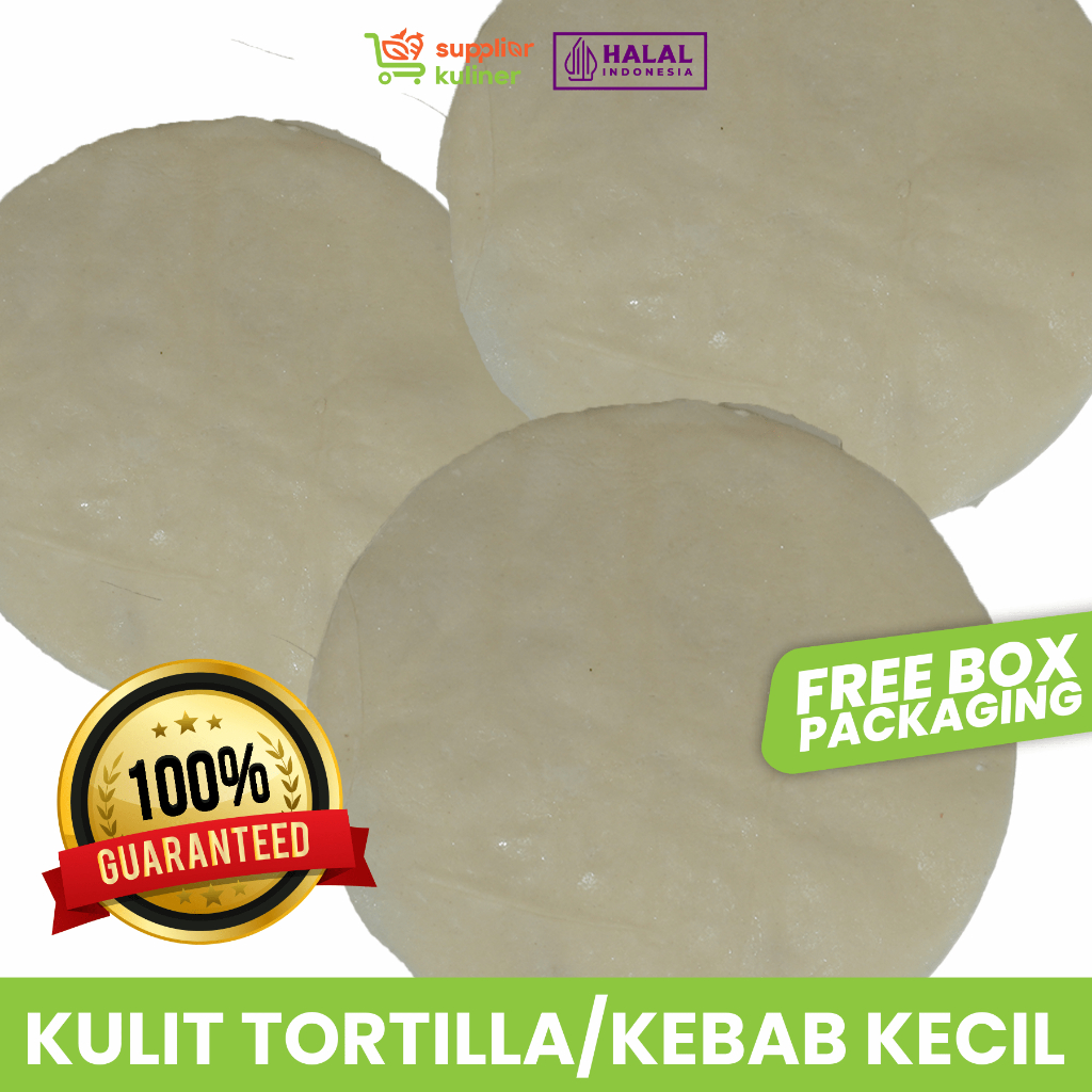 

TORTILLA KECIL / KULIT KEBAB KECIL 20 CM