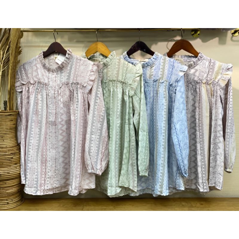 Kalina Blouse | Blouse Korean Style | Atasan Wanita Korean Style