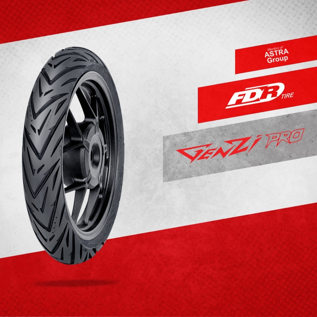 FDR TL GENZI PRO Ring 17 Ban Motor Tubeless