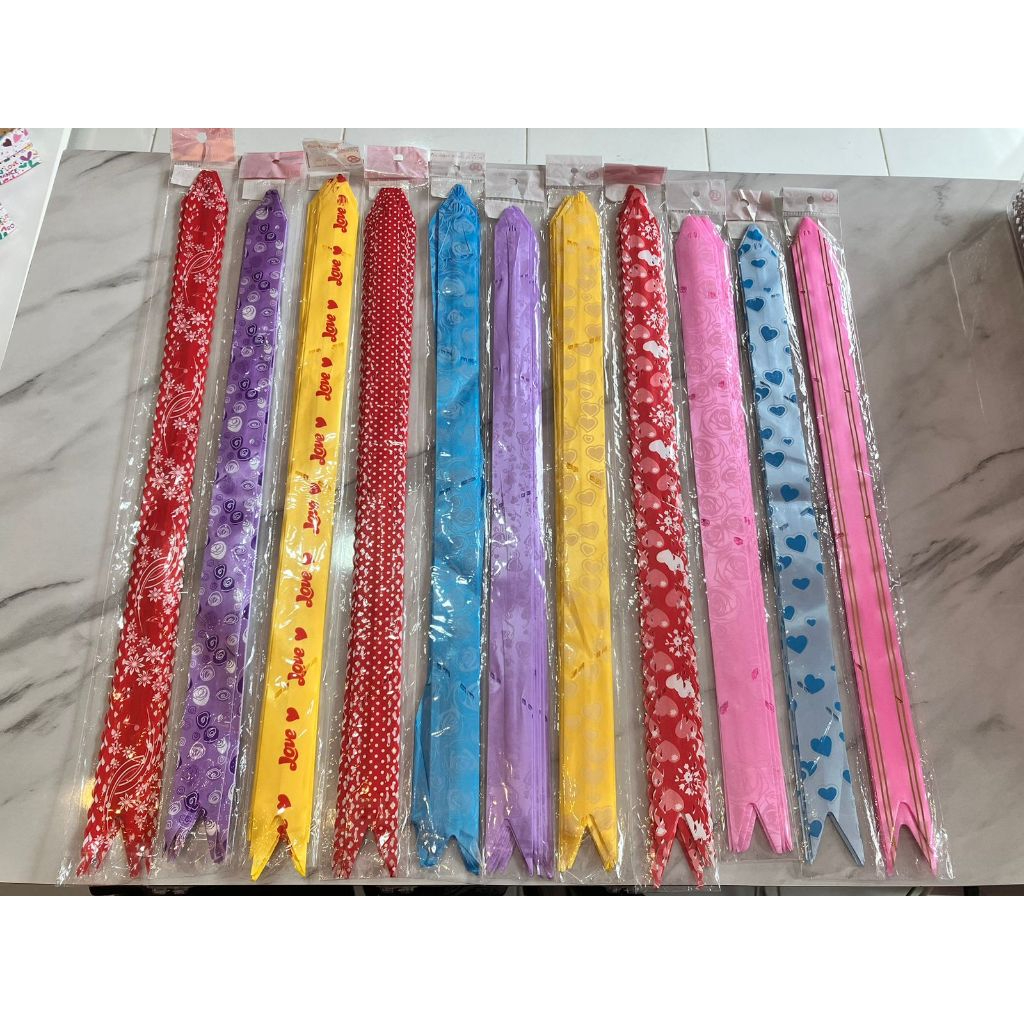 

V2_PITA TARIK BESAR MOTIF/PITA TARIK SERUT MOTIF WARNA WARNA WARNI/PITA SOUVENIR