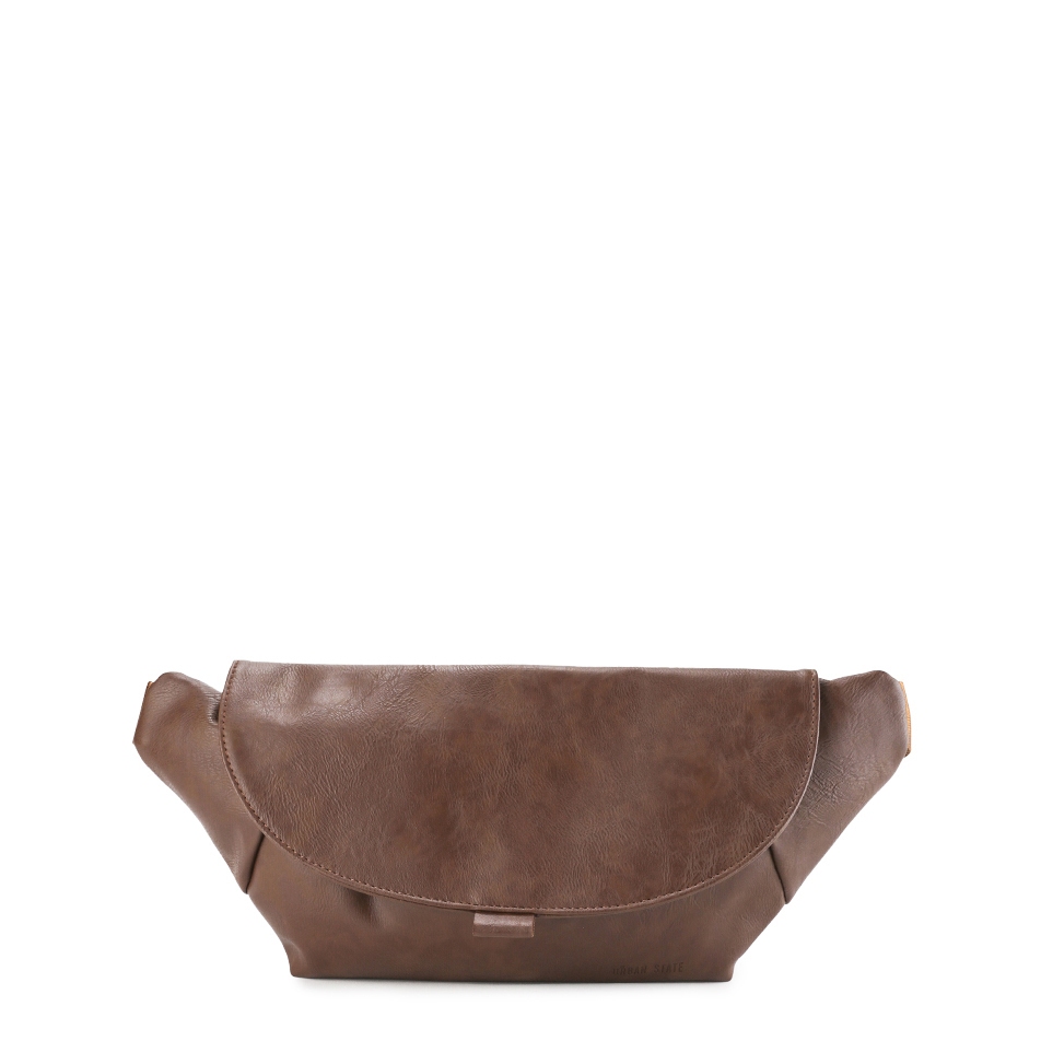 Urban State - Distressed Leather Rogue Belt Bag - Camel