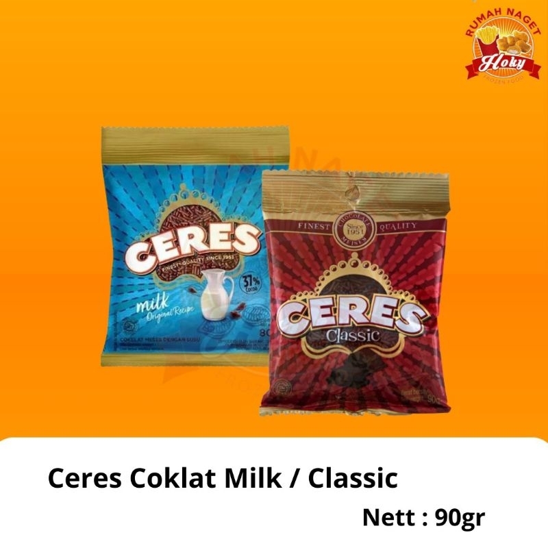 

Ceres Coklat Classic / Milk 90 gr