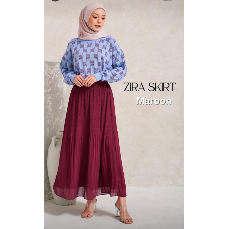 Zira Skirt Heaven lights [Maroon XS]