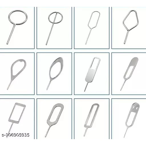Jarum Tusukan SIM INJECTOR/Pembuka SIM/Card Memory SD Micro PIN TREY/Bahan Metal/Jarum-Buka SIMCARD 