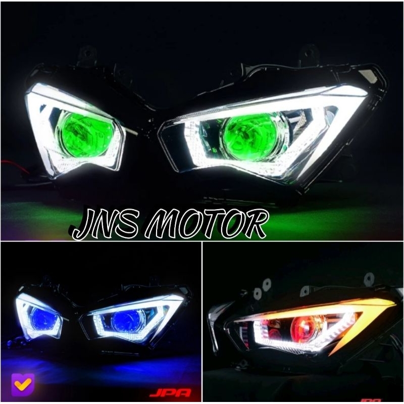 Headlamp Lampu Depan JPA HID Projector Projie Kawasaki ZX25R / ZX-25R