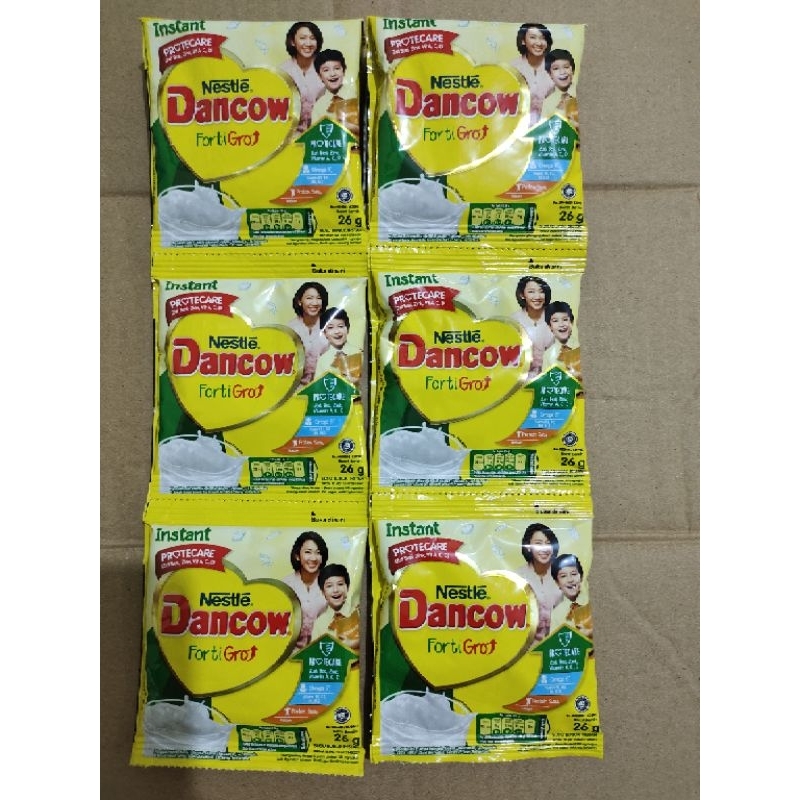 

( COD ) susu Dancow fortiGrof 26g ) 1 renceng isi 10saset