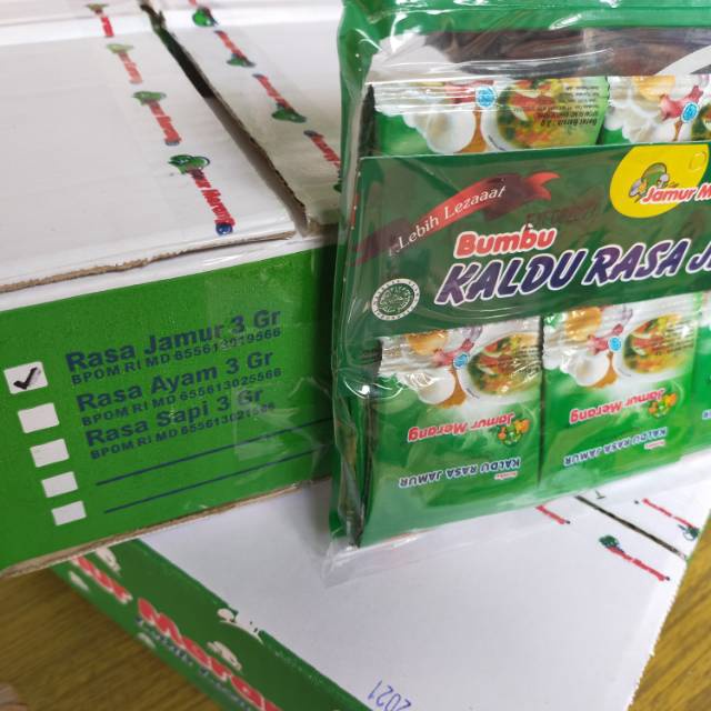 

1212 HARGA GROSIR Kaldu alami cap jamur merang 1 Dus