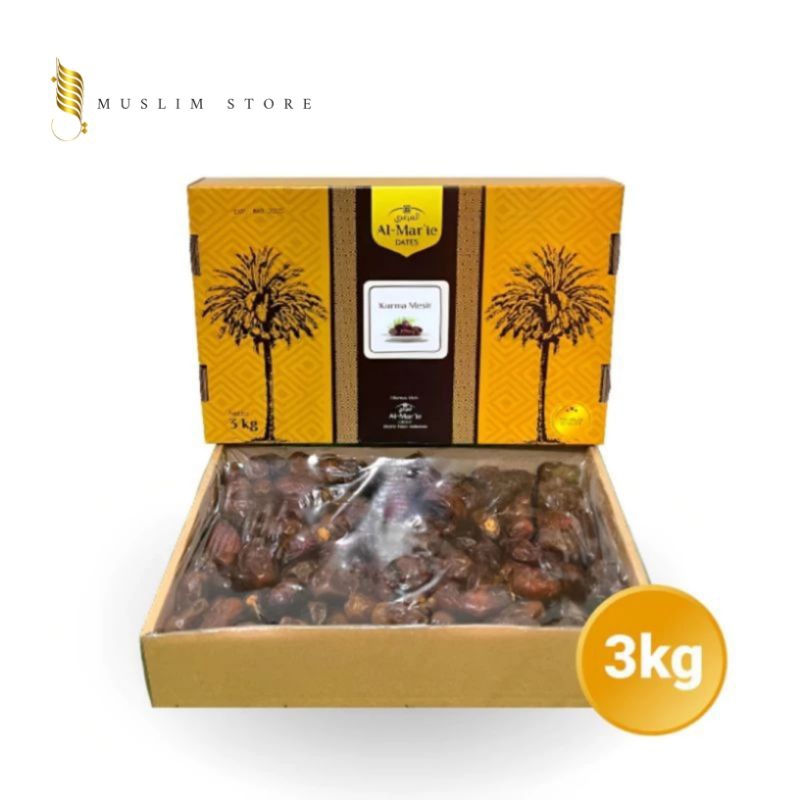 

Al Mar'ie Kurma Mesir 3kg Original Dates of Egypt