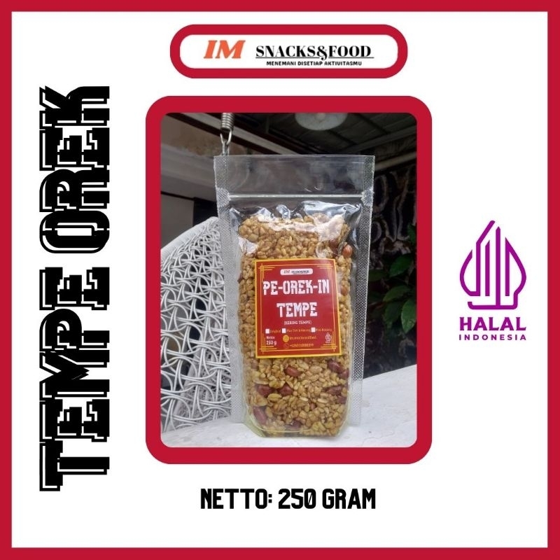 

Orek Tempe Tempe Kering Pedas Manis Tanpa Bahan Pengawet bisa COD 250 gram
