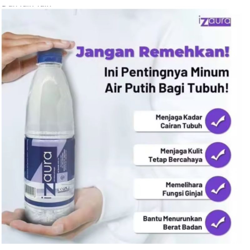 

iZaura Air Mineral Alkali PH Tinggi