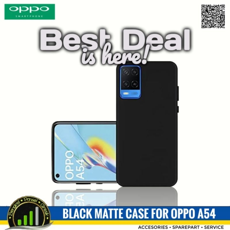 Black Matte Case Oppo A54