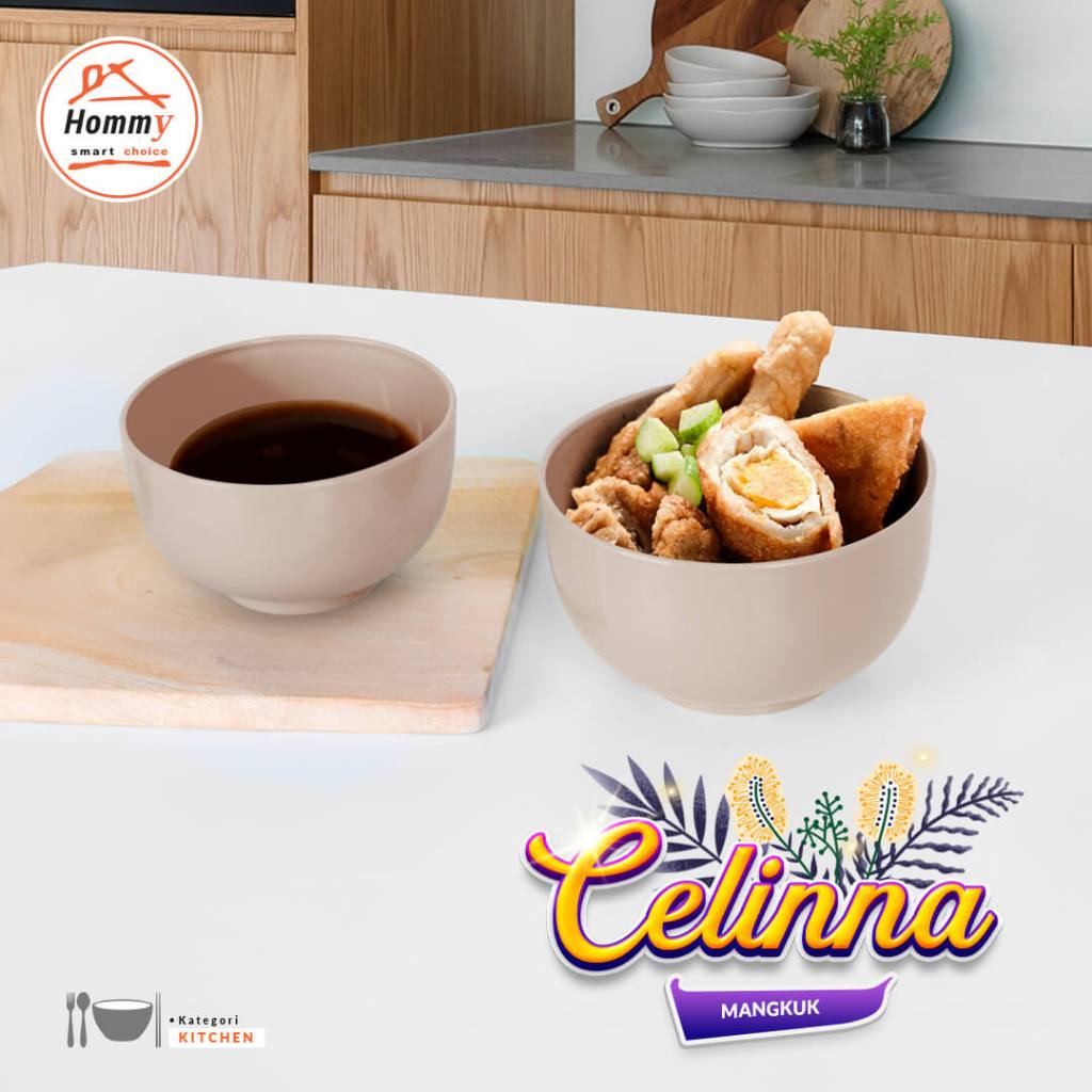 Hommy Mangkok Celinna / Kittchen Set / Houseware / Perlengkapan Rumah / Perlengkapan Dapur / Bath / 
