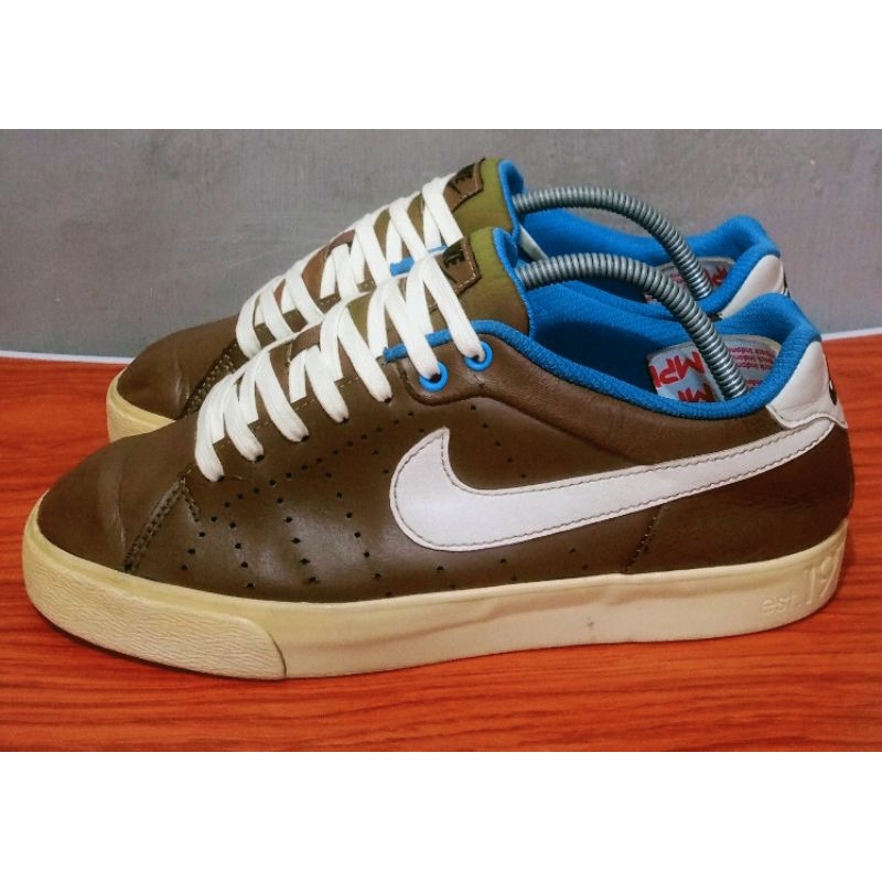 Sepatu  Nike kulit Court tour Brown second original vintage