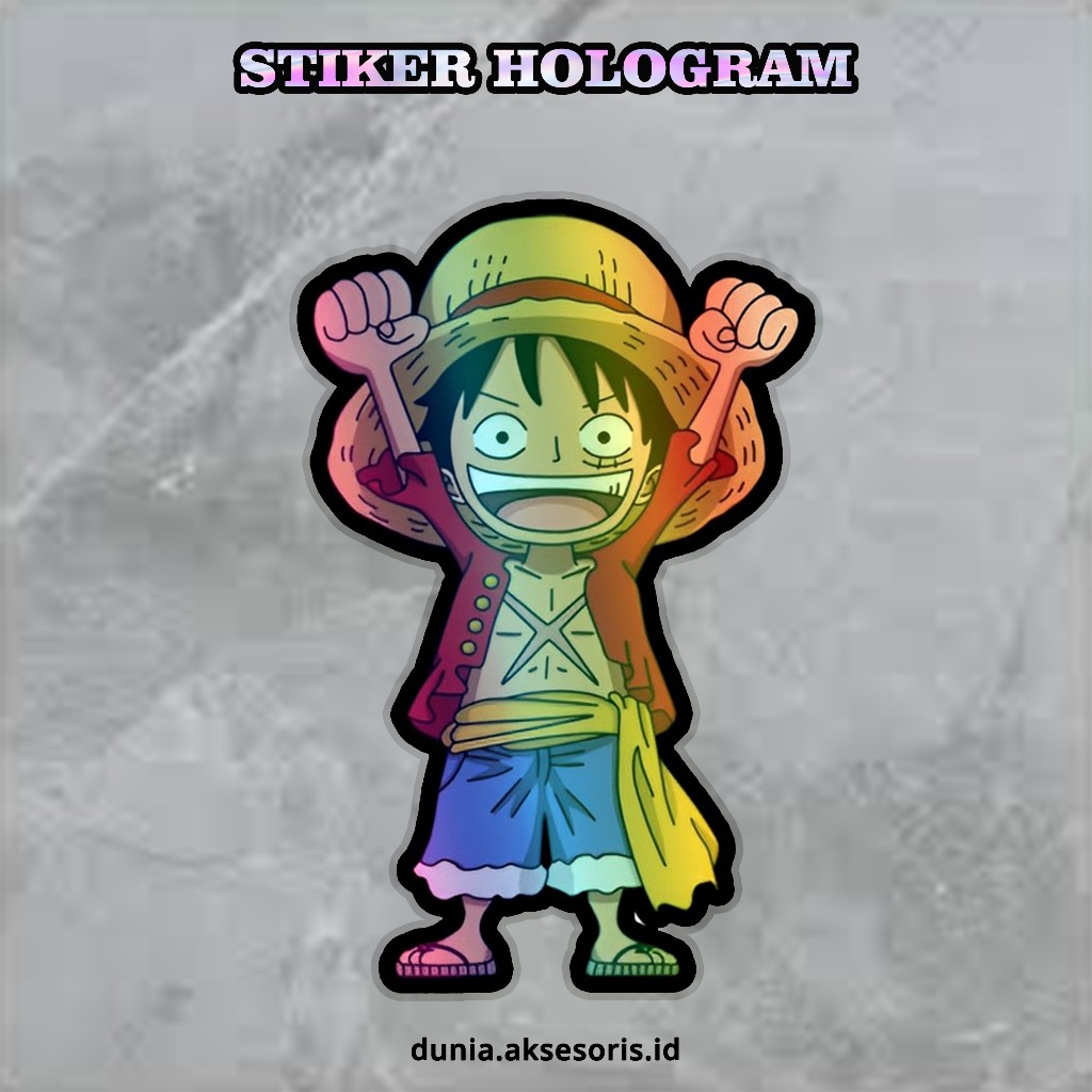 

Stiker Hologram One Piece | Stiker Anime | Stiker Hp10