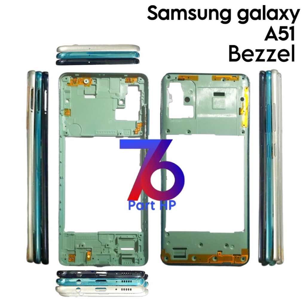 Bezzel Tulang Samping + Tombol Luar Samsung Galaxy A51 4G  / A515 / SM-A515F / SM-A515F/DSN / SM-A51