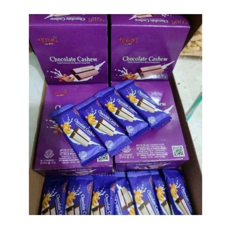 

[20PCS] COKLAT CASHEW DKING ISI 20PCS / COKELAT CASHEW KACANG MEDE / COKLAT HAZELNUT DKING