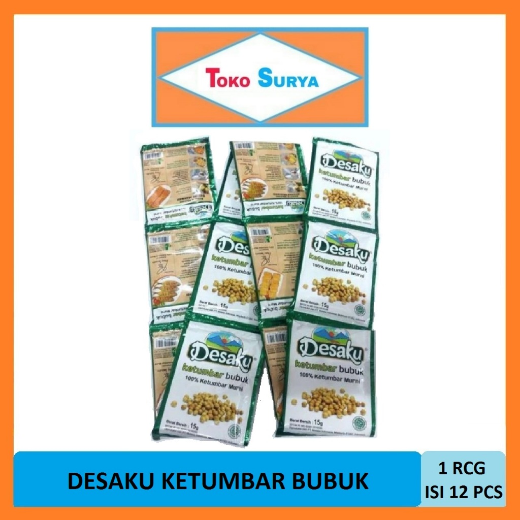 

Desaku Ketumbar Bubuk 12 Pcs x 12.5 Gr