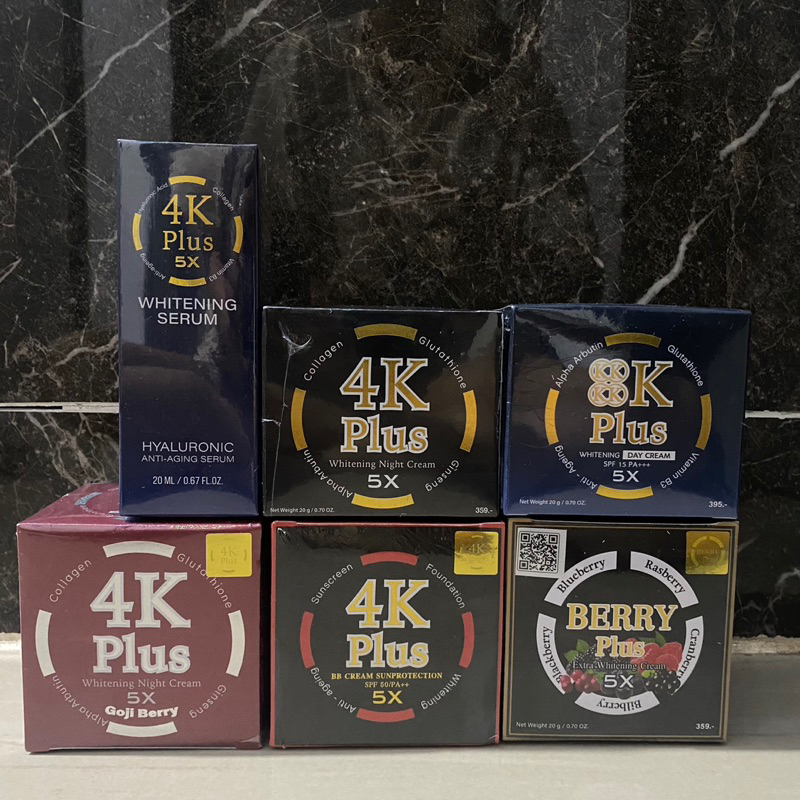 4K Plus Thailand 4K Plus Day / Night / BB / Berry Plus / Goji Berry Cream & 4K Plus Serum
