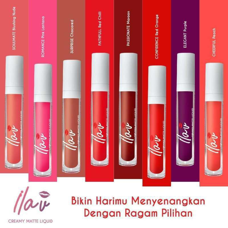 ILAV lipcream / lipstik 8 varian warna asli jaminan original HWI