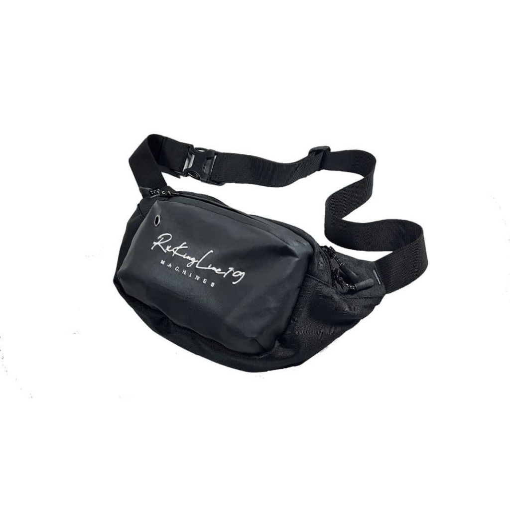 Waistbag Rx king Hitam Tas Pria dan Wanita Tas Selempang Santai Model Simple