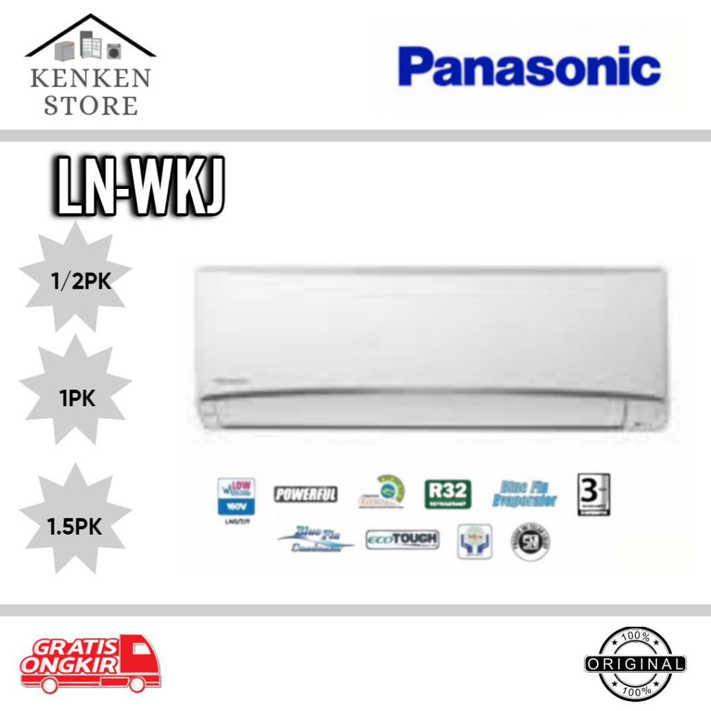 AC PANASONIC 1/2PK-1PK LN5WKJ/LN9WKJ/LN12WKJ