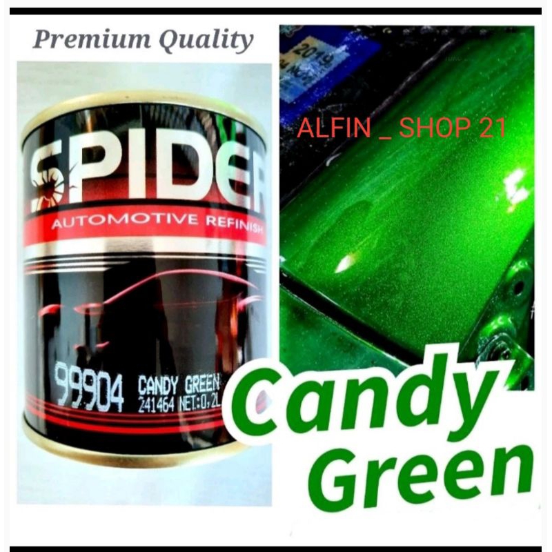 Cat Spider Candy Tone Green 99904 Cat Hijau Transparans Laba Laba Candy Tone Hijau penta 1kg