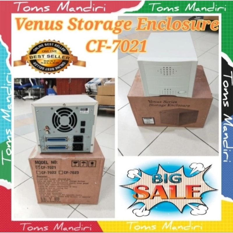 Venus Storage Enclosure 3.5" Inch & 5.25" Inch CF-7021