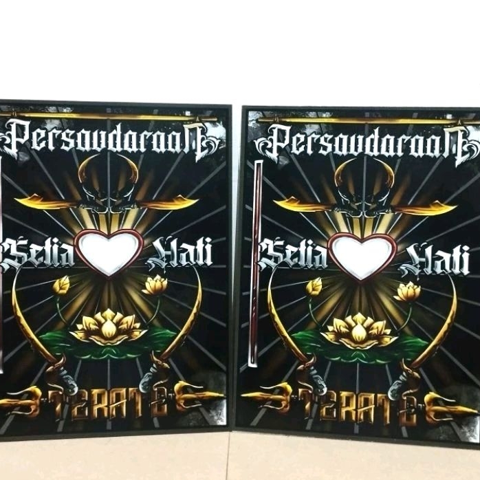 PIGURA PSHT VINTAGE / HIASAN DINDING PSHT BESAR