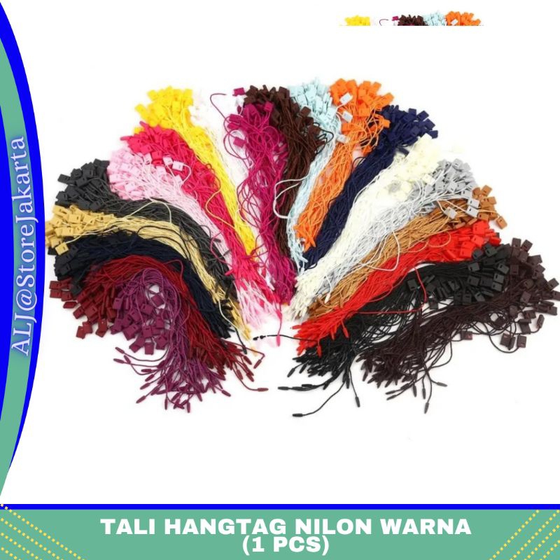 

Tali Hangtag/ Hang tag Nilon/Tali loop pin/Tali Label Warna-Warni( 1 pcs)