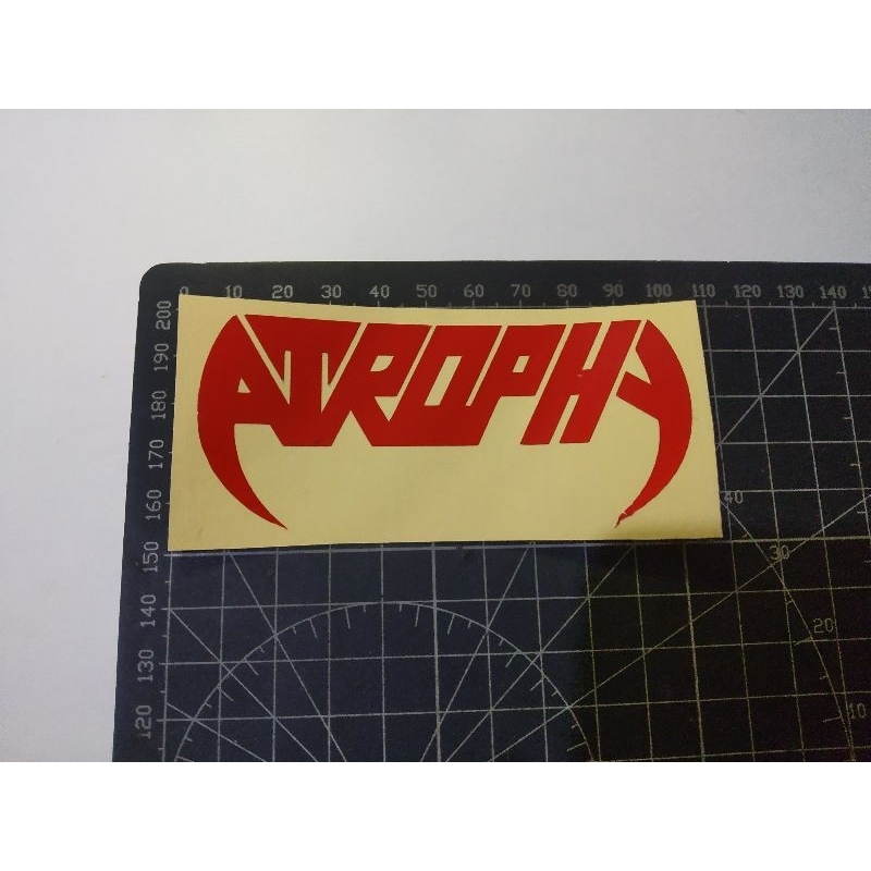 

cutting stiker atrophy