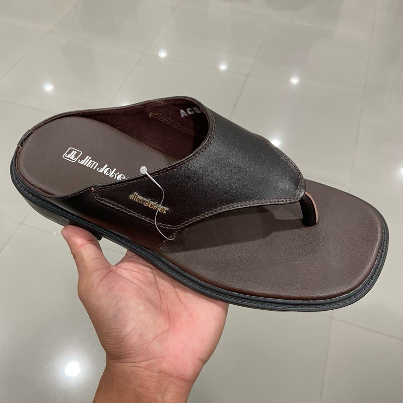 sandal jepit pria Jim joker original kulit asli super empuk