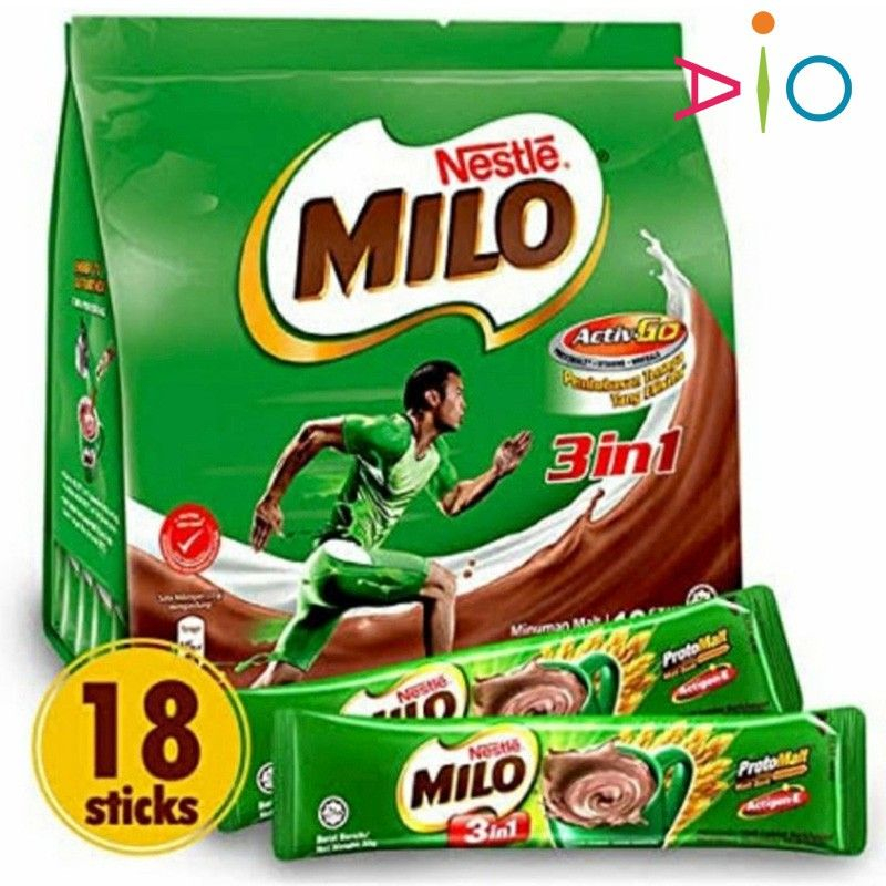 

Milo Sachet 3in1 / Isi 21 stik free / 18 stik