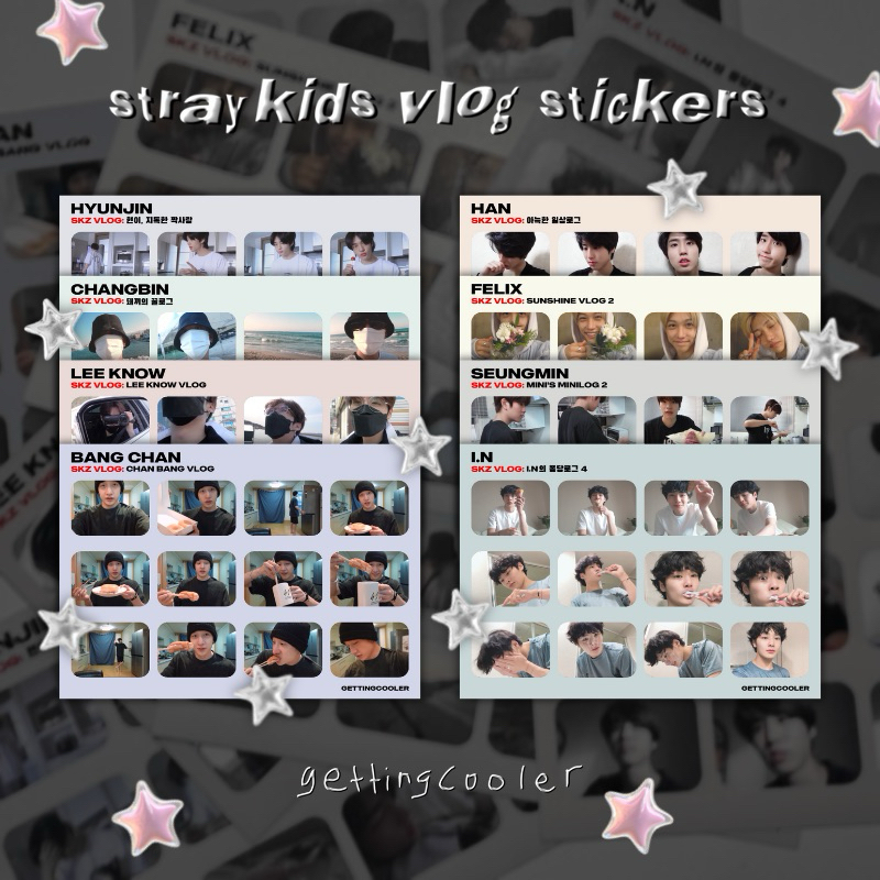 

gettingcooler — stray kids vlog stickers