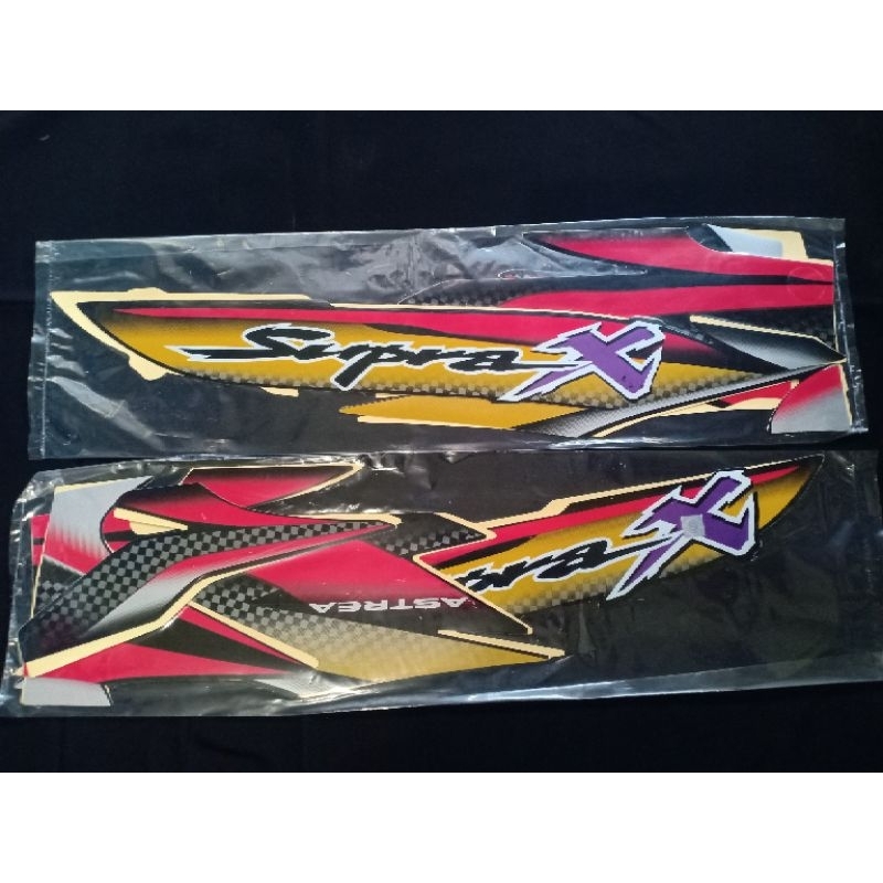 Striping Supra X (Warna tulis di deskripsi)