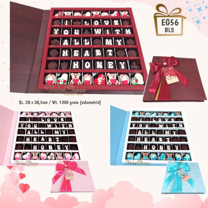 

Hadiah kado valentine 2024 coklat trulychoco EG56 BLS