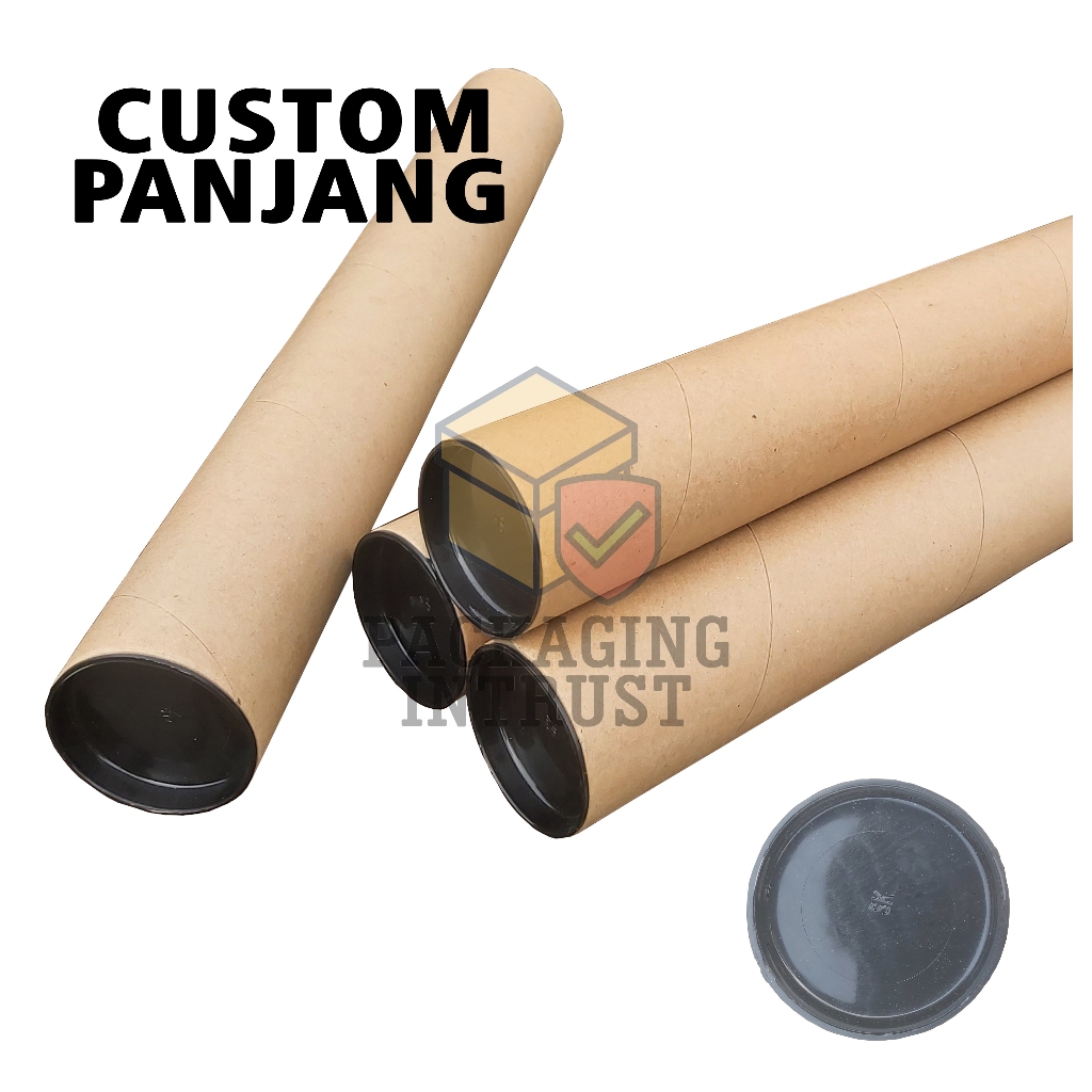 Paper Tube Packaging / Selongsong/ Slongsong / Paper Cone - Diameter 6.5cm Panjang Lengkap  [Packagi