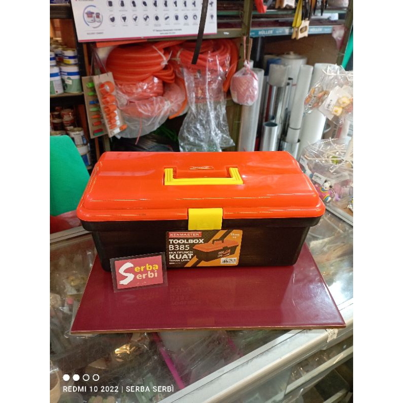 (B385 TOOLBOX) PVC toolbox penyimpan perkakas alat tukang