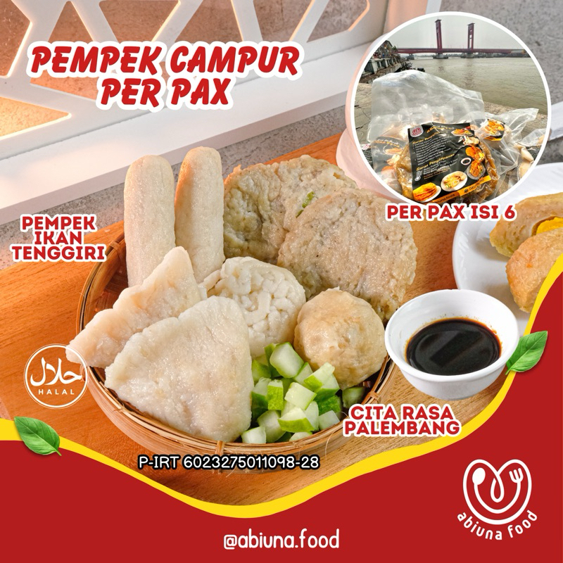 

ABIUNA FOOD - PEMPEK CAMPUR / MIX ISI 6