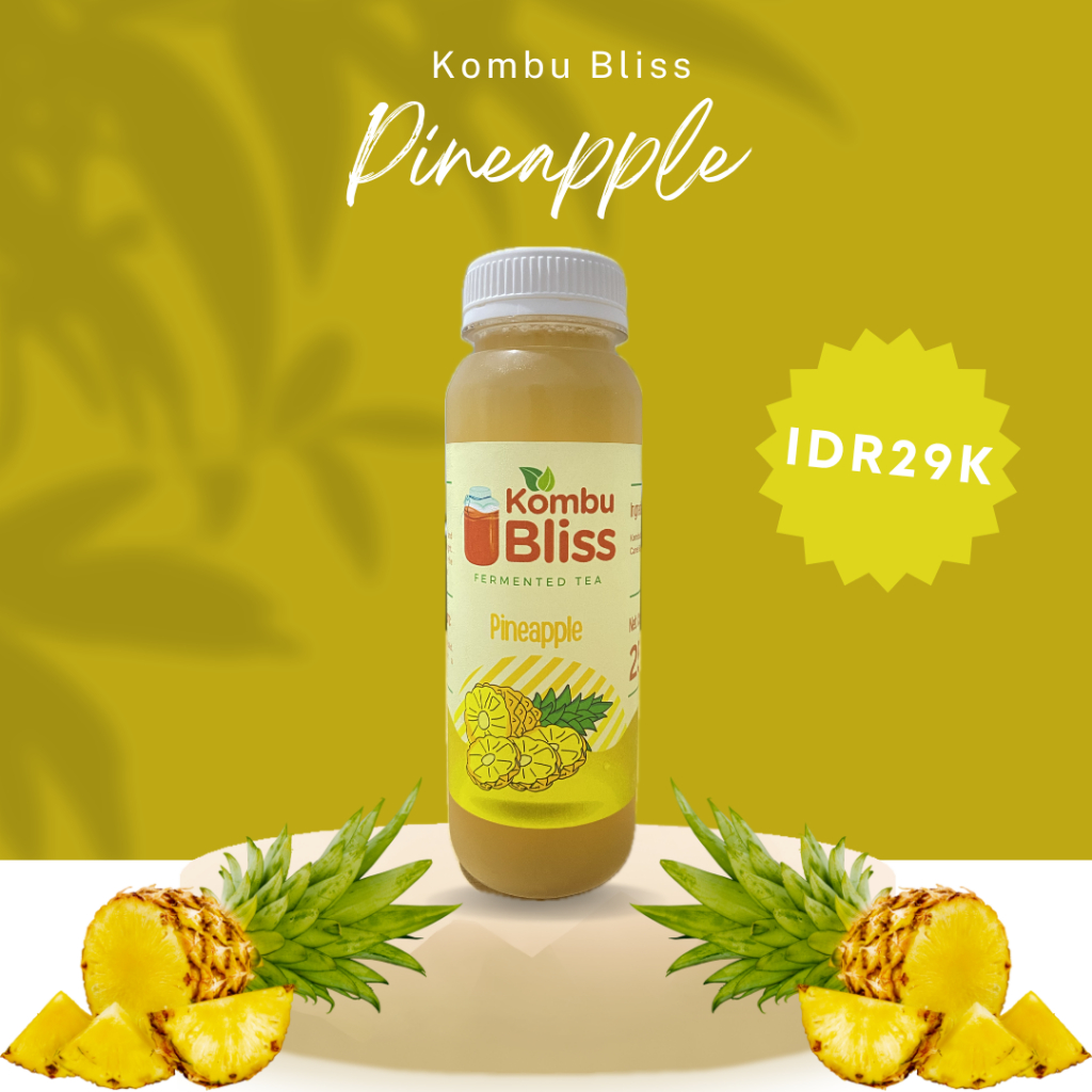 

Kombucha Pineapple - 250mL | by Kombu Bliss