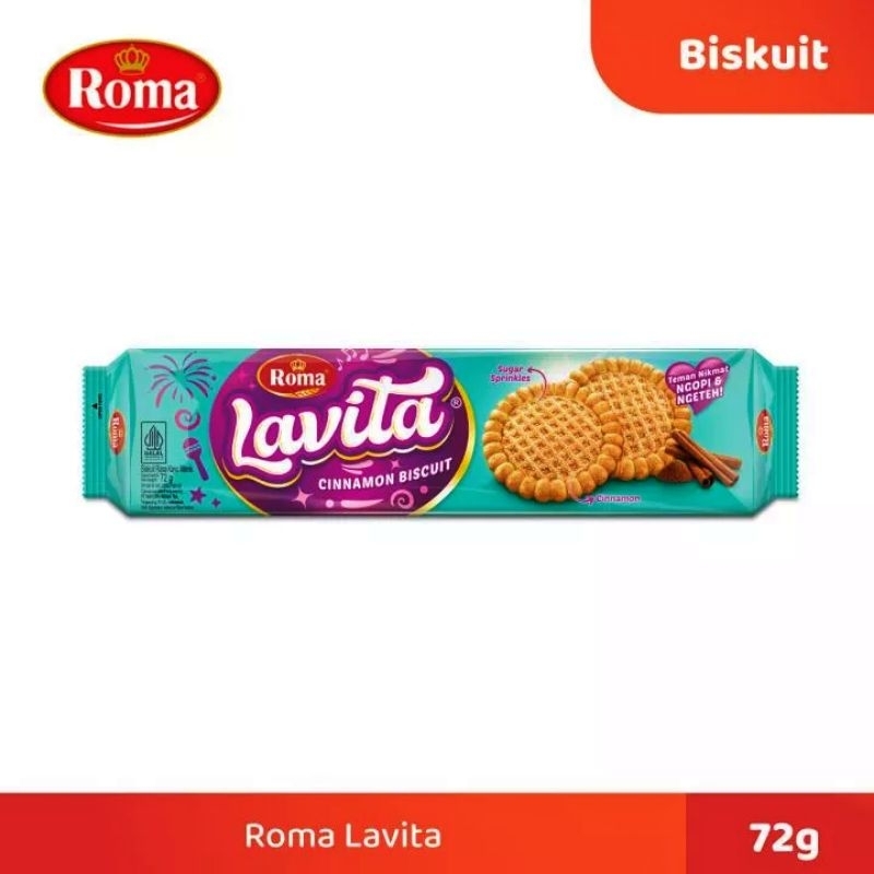 

Roma LAVITA cinamon biskuit 72 gram